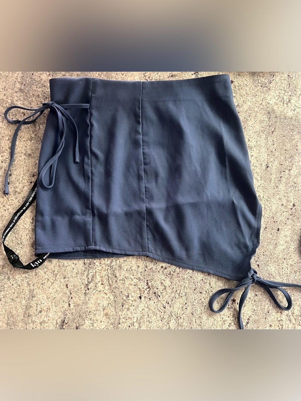 Kyo The Brand Side Split Strap Detail Mini Skirt